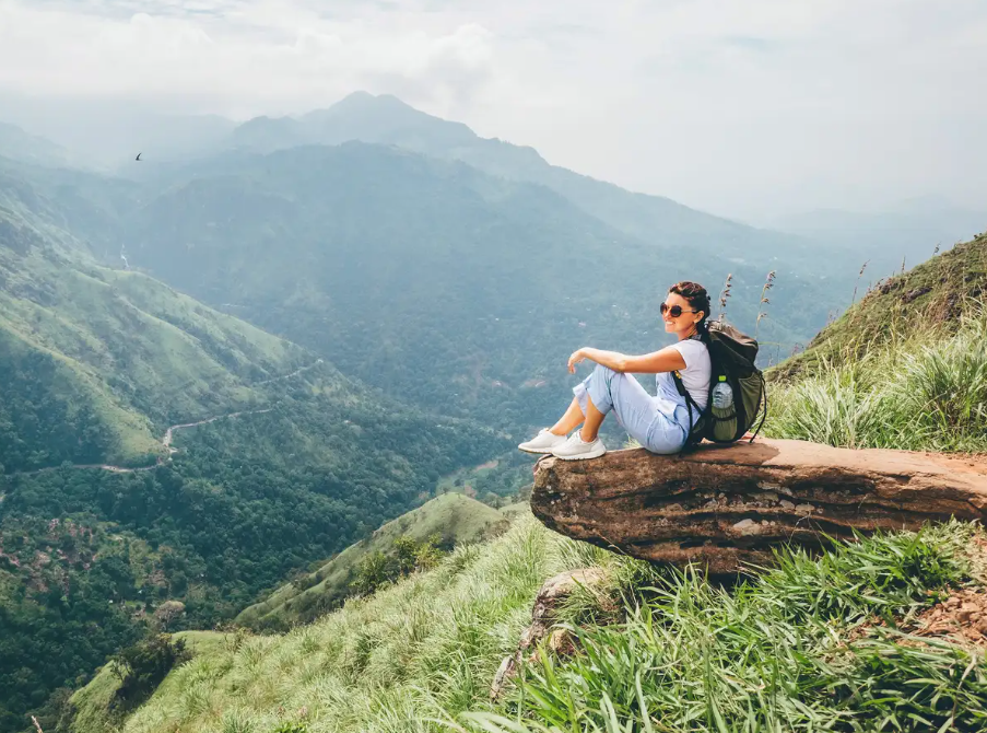 Young people enjoy Budget Solo Travel, always with a big backpack.