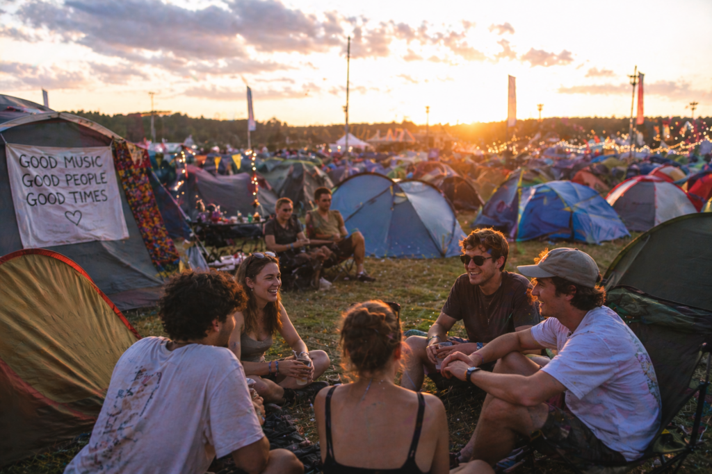 Live music experience at a student-friendly festival in Europe