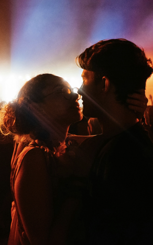 Couple in a festival