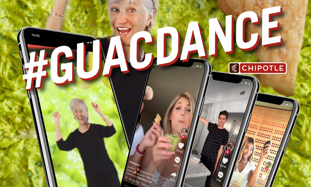 chipotle's #GuacDance trend on tiktok
